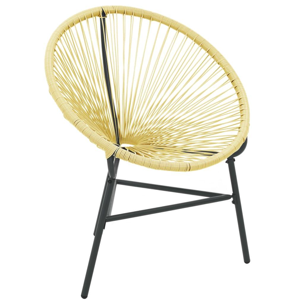 Patio Acapulco Chair Poly Rattan Beige at Set Shop and Smile
