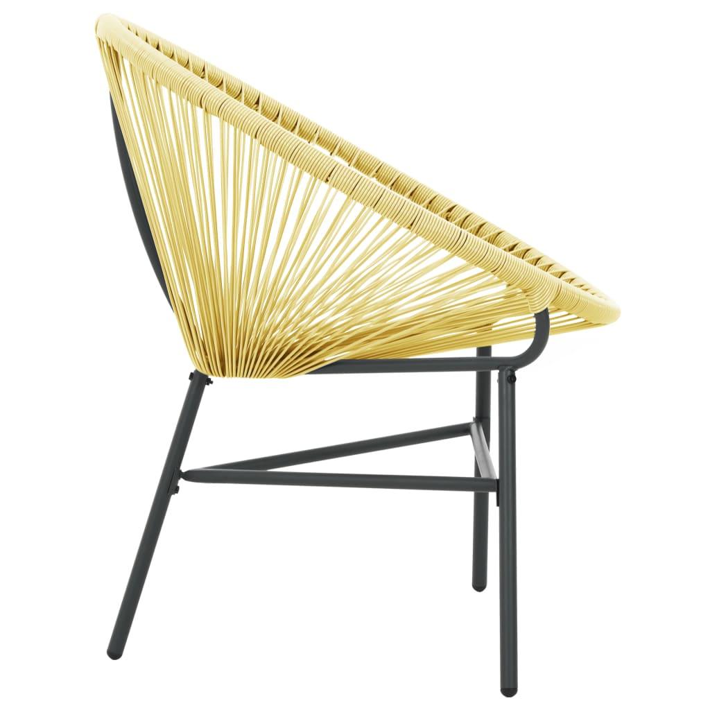 Patio Acapulco Chair Poly Rattan Beige at Set Shop and Smile
