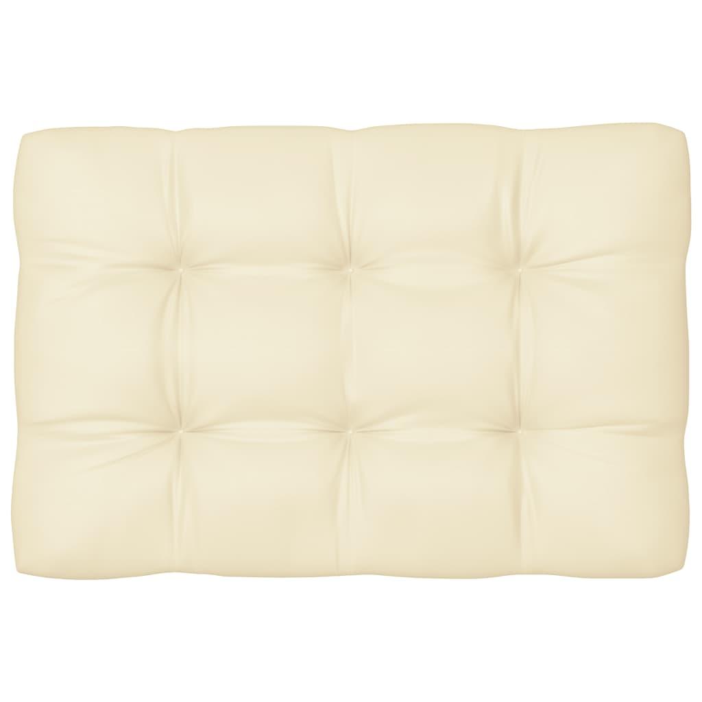Pallet Sofa Cushion Cream 47.2"x31.5"x3.9" at Set Shop and Smile