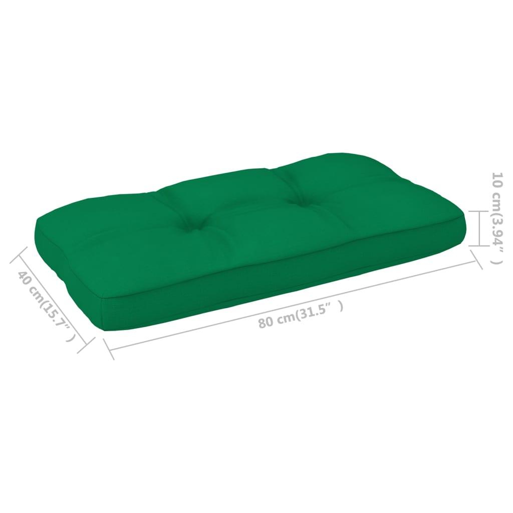 Pallet Sofa Cushion Green 31.5"x15.7"x3.9" at Set Shop and Smile