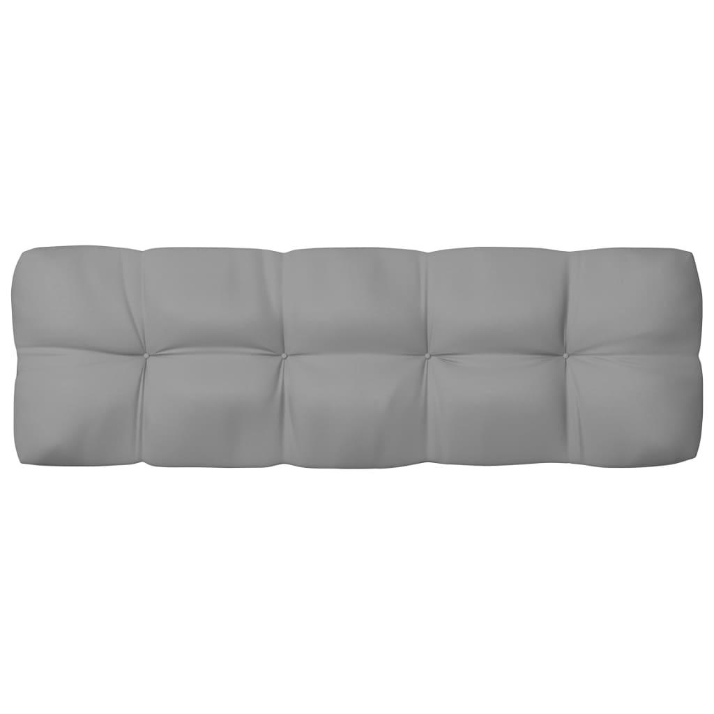 Pallet Sofa Cushion Gray 47.2"x15.7"x3.9" at Set Shop and Smile