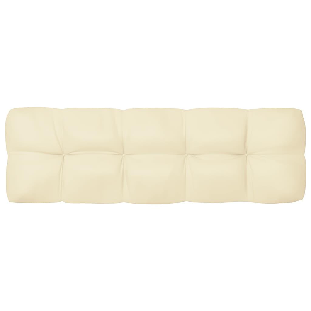Pallet Sofa Cushion Cream 47.2"x15.7"x3.9" at Set Shop and Smile