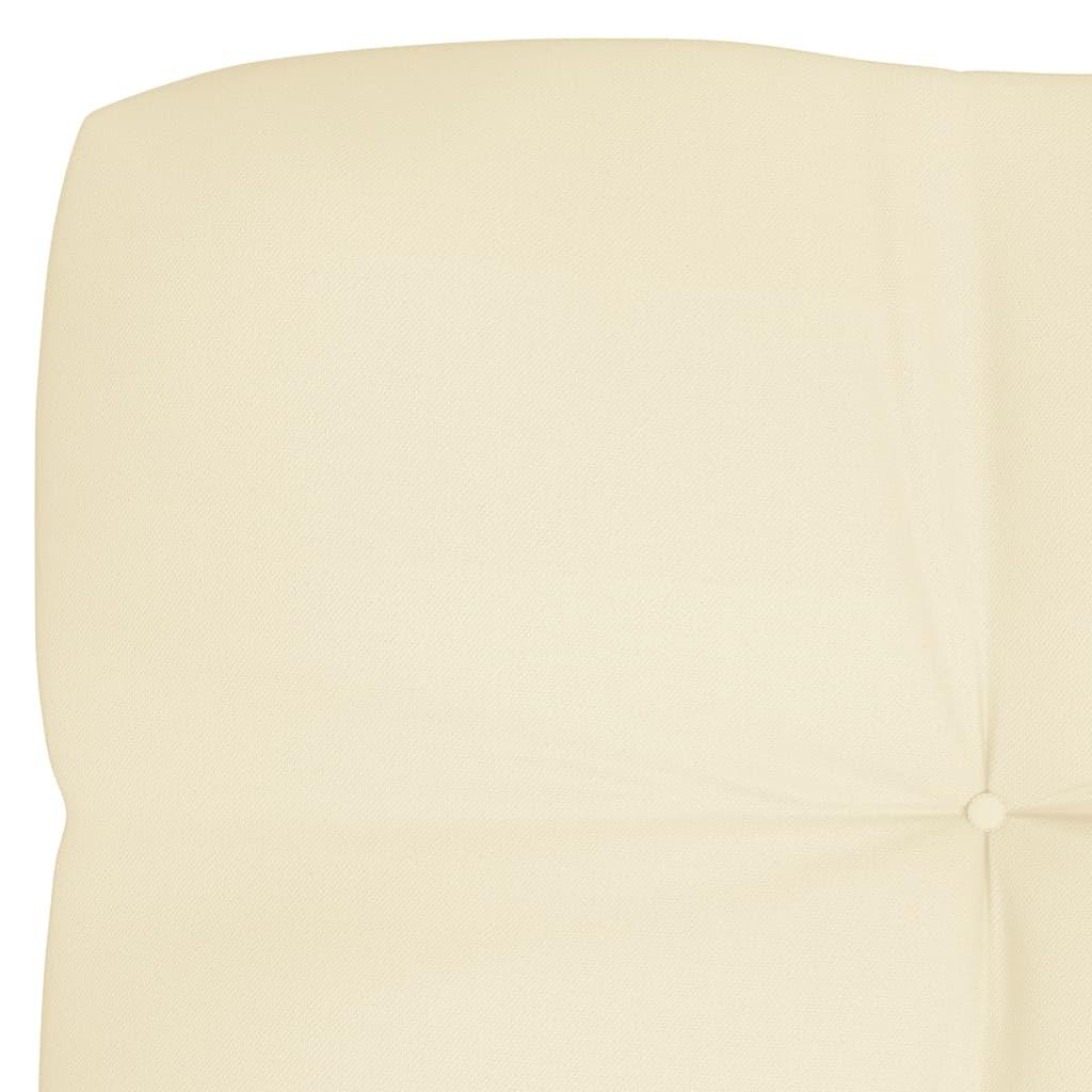 Pallet Sofa Cushion Cream 47.2"x15.7"x3.9" at Set Shop and Smile