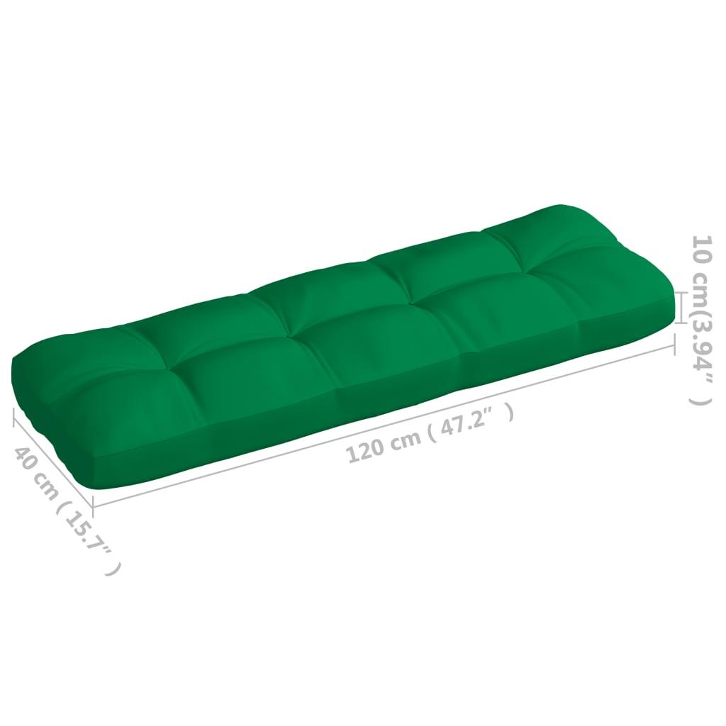Pallet Sofa Cushion Green 47.2"x15.7"x3.9" at Set Shop and Smile