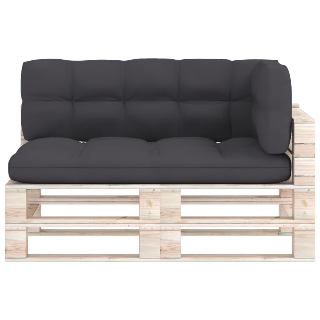 Pallet Sofa Cushions 3 pcs Anthracite at Set Shop and Smile