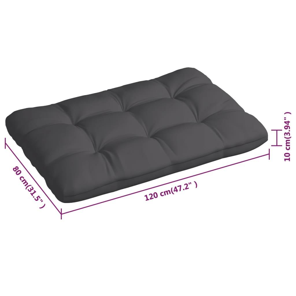Pallet Sofa Cushions 3 pcs Anthracite at Set Shop and Smile