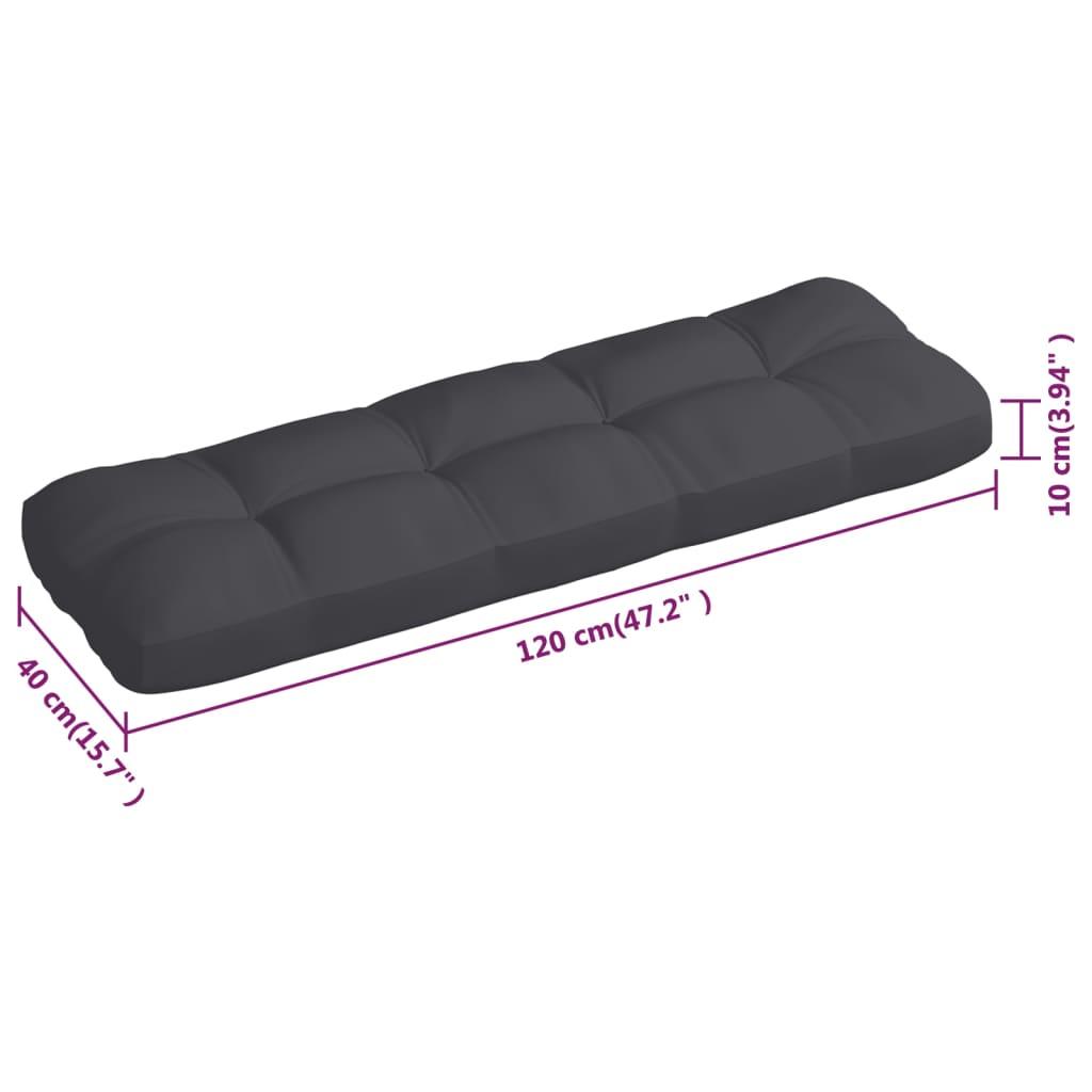 Pallet Sofa Cushions 3 pcs Anthracite at Set Shop and Smile