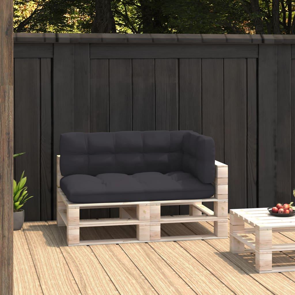 Pallet Sofa Cushions 3 pcs Anthracite at Set Shop and Smile