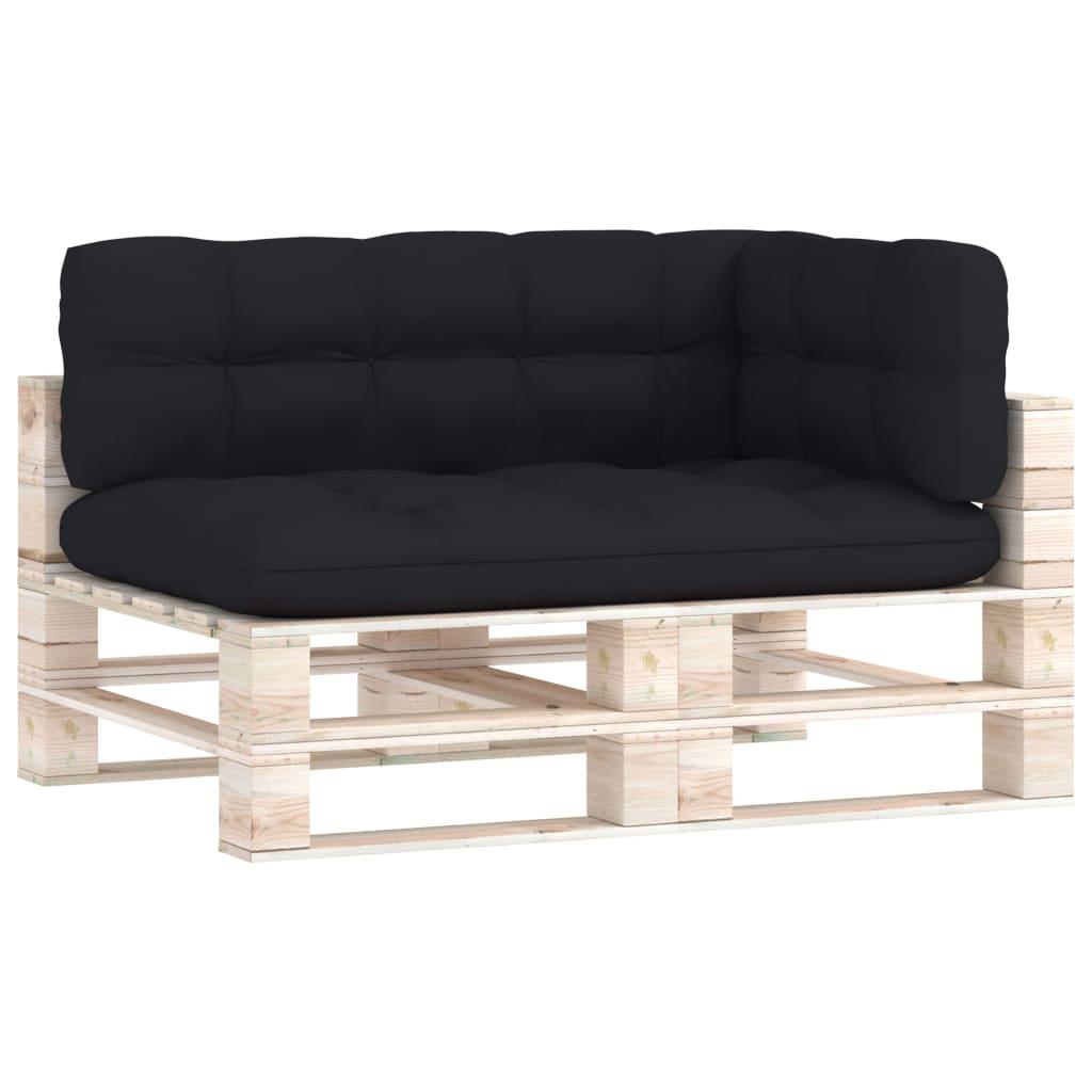 Pallet Sofa Cushions 3 pcs Black at Set Shop and Smile