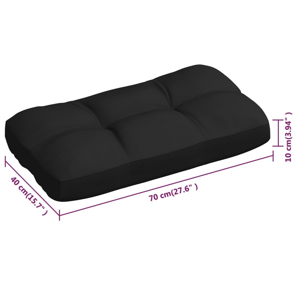 Pallet Sofa Cushions 3 pcs Black at Set Shop and Smile