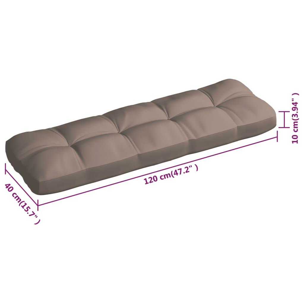 Pallet Sofa Cushions 3 pcs Taupe at Set Shop and Smile