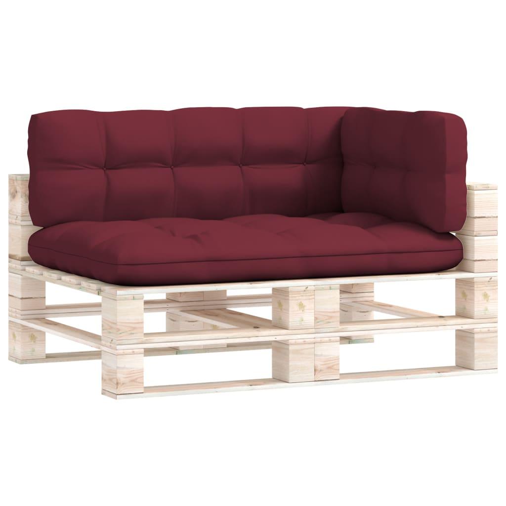 Pallet Sofa Cushions 3 pcs Wine Red at Set Shop and Smile