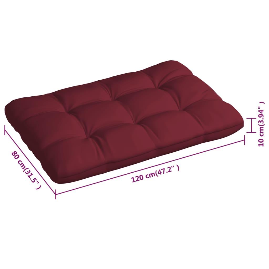 Pallet Sofa Cushions 3 pcs Wine Red at Set Shop and Smile