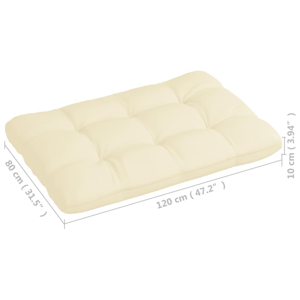 Pallet Sofa Cushions 5 pcs Cream at Set Shop and Smile