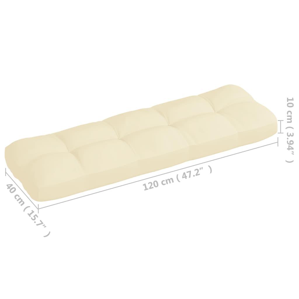 Pallet Sofa Cushions 5 pcs Cream at Set Shop and Smile