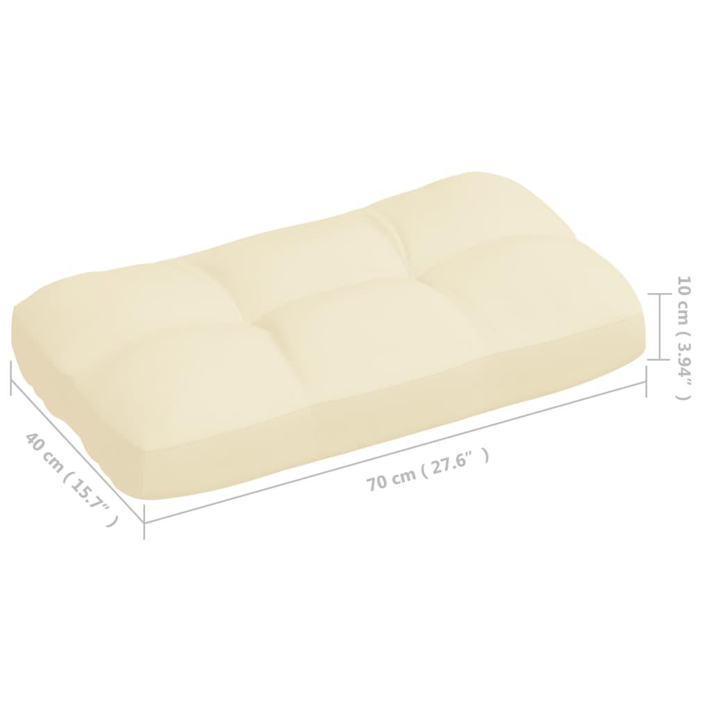 Pallet Sofa Cushions 5 pcs Cream at Set Shop and Smile