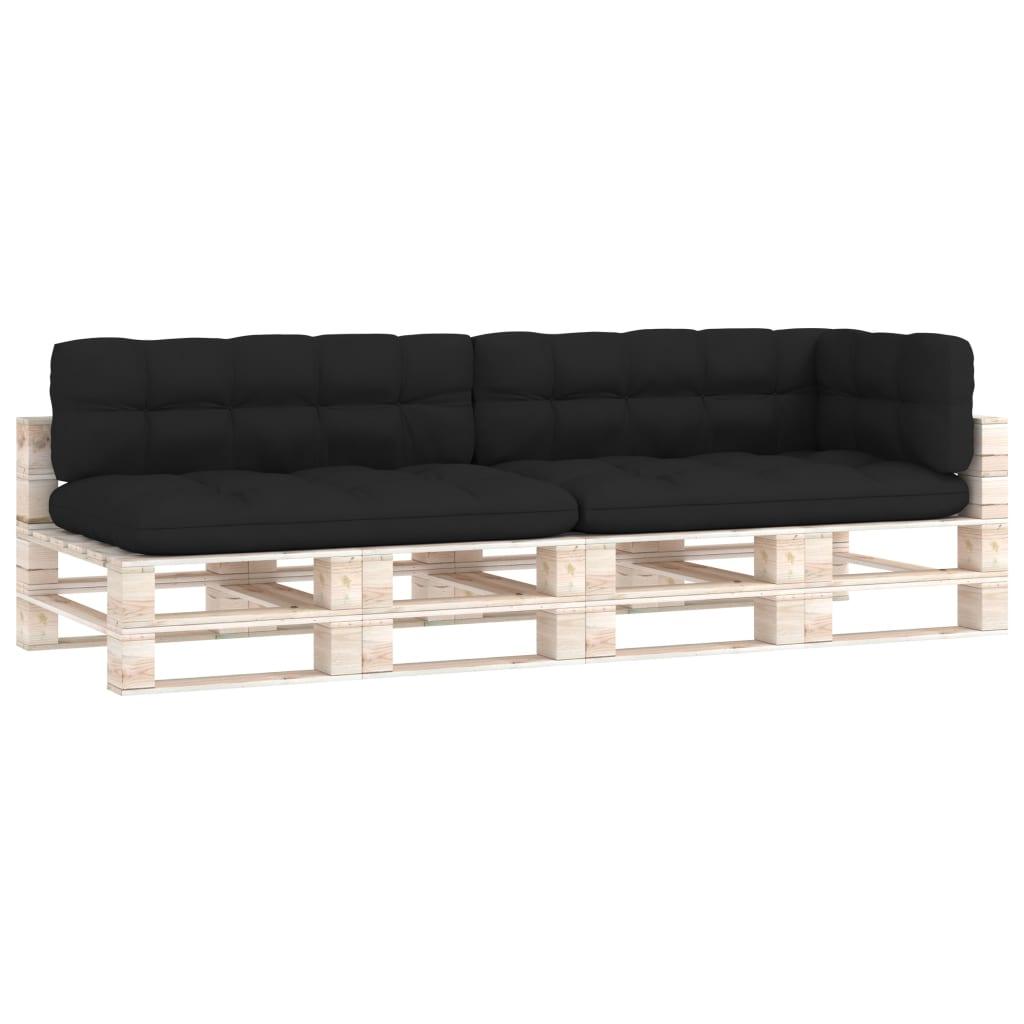 Pallet Sofa Cushions 5 pcs Black at Set Shop and Smile