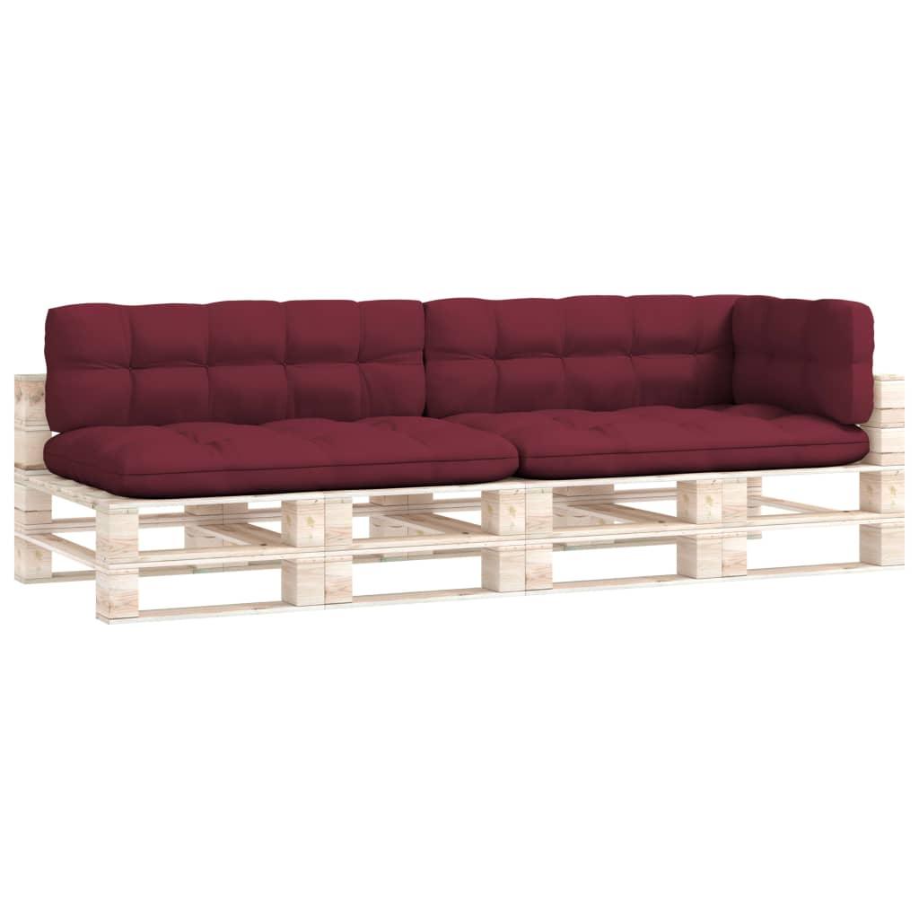 Pallet Sofa Cushions 5 pcs Wine Red at Set Shop and Smile