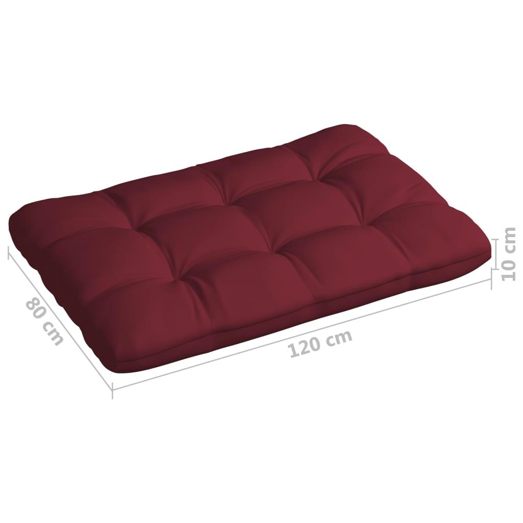 Pallet Sofa Cushions 5 pcs Wine Red at Set Shop and Smile