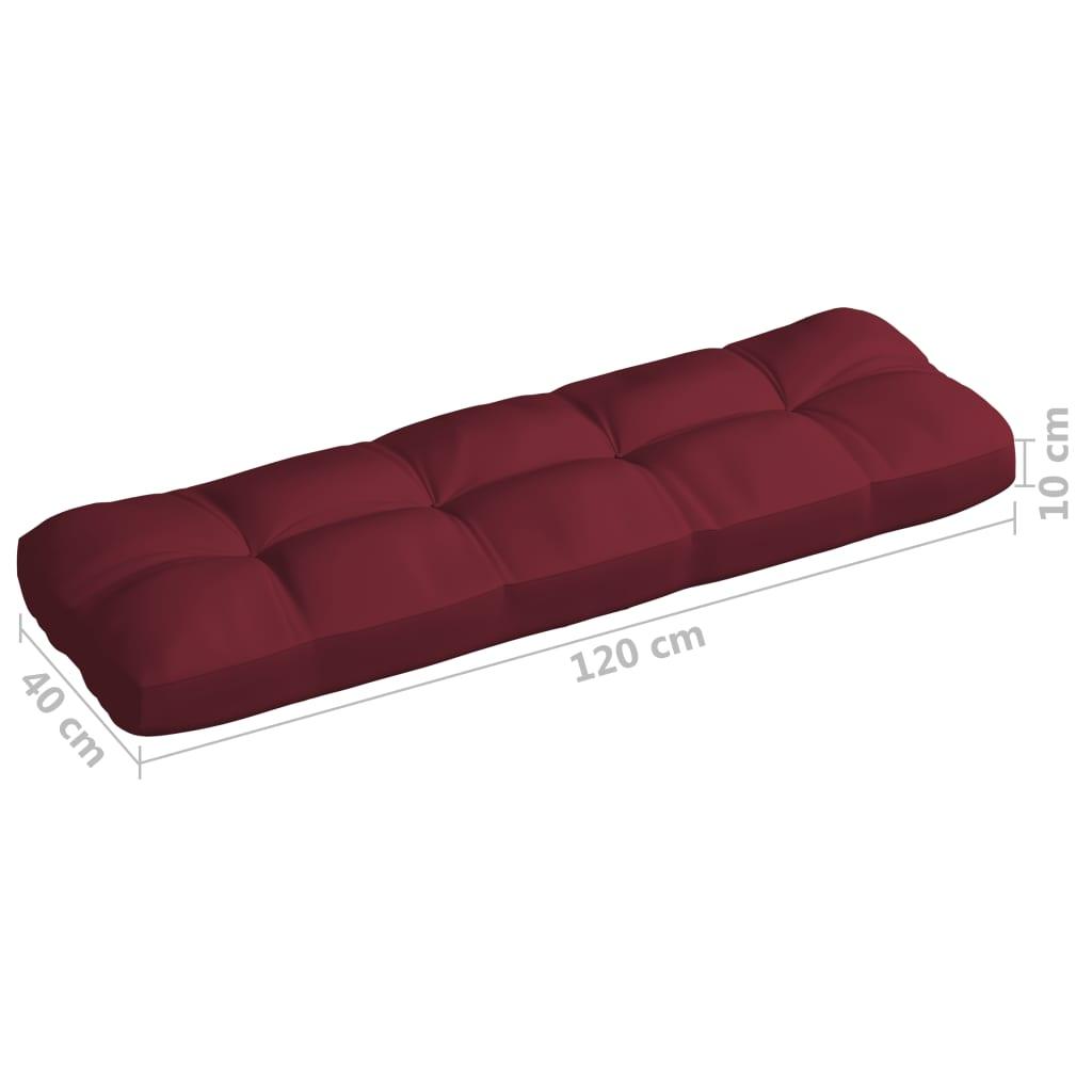 Pallet Sofa Cushions 5 pcs Wine Red at Set Shop and Smile