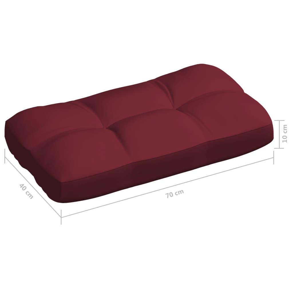 Pallet Sofa Cushions 5 pcs Wine Red at Set Shop and Smile