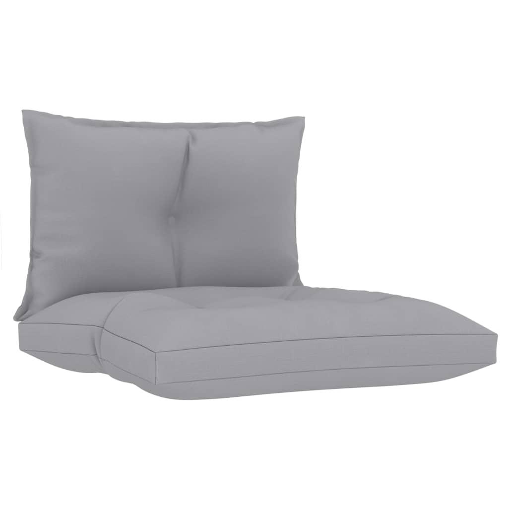 Pallet Sofa Cushions 2 pcs Gray Fabric at Set Shop and Smile