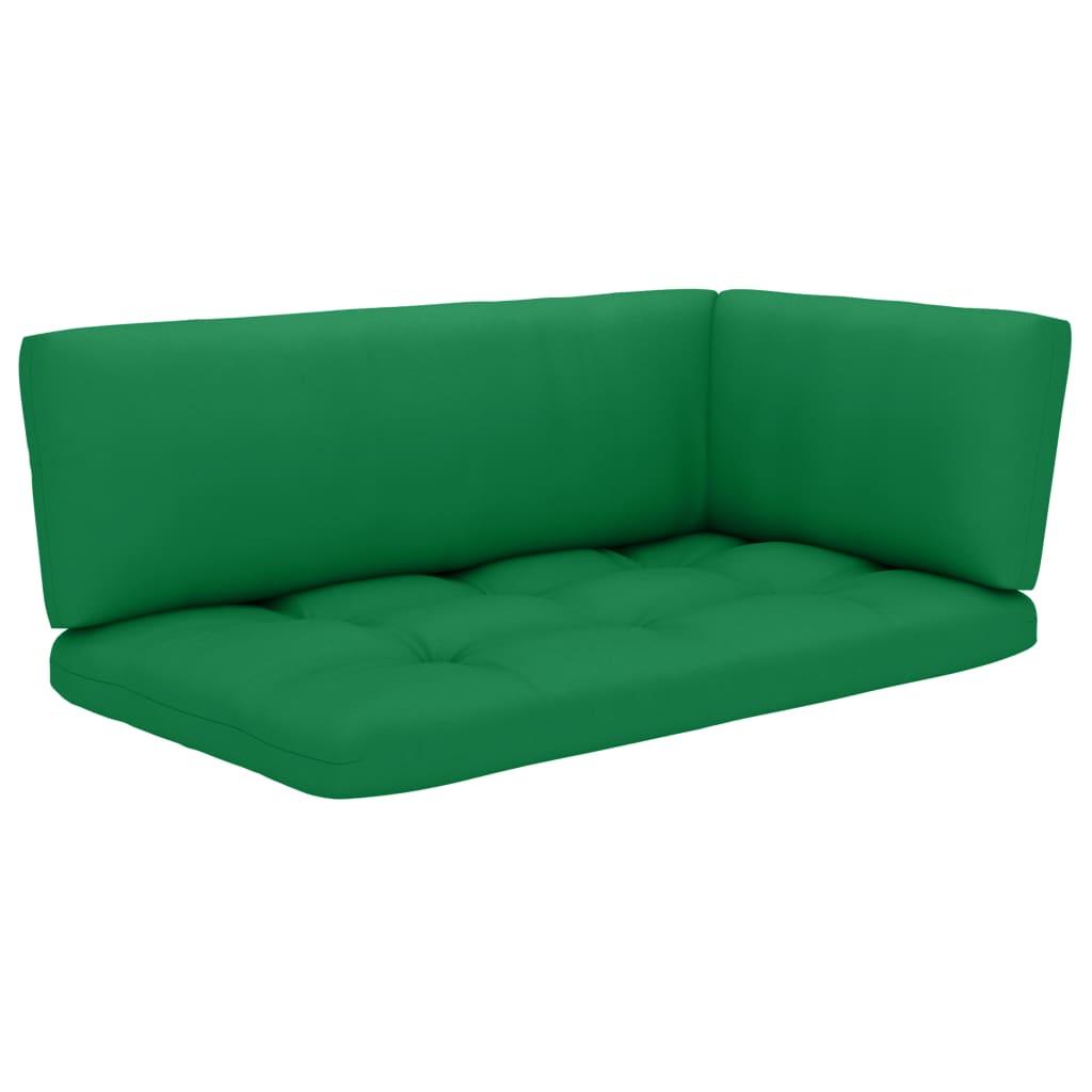 Pallet Sofa Cushions 3 pcs Green at Set Shop and Smile
