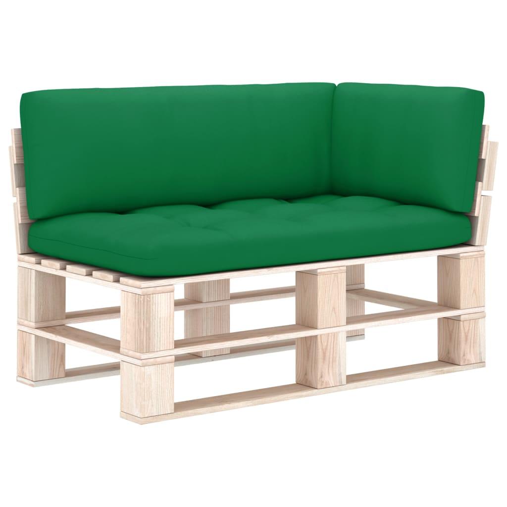 Pallet Sofa Cushions 3 pcs Green at Set Shop and Smile