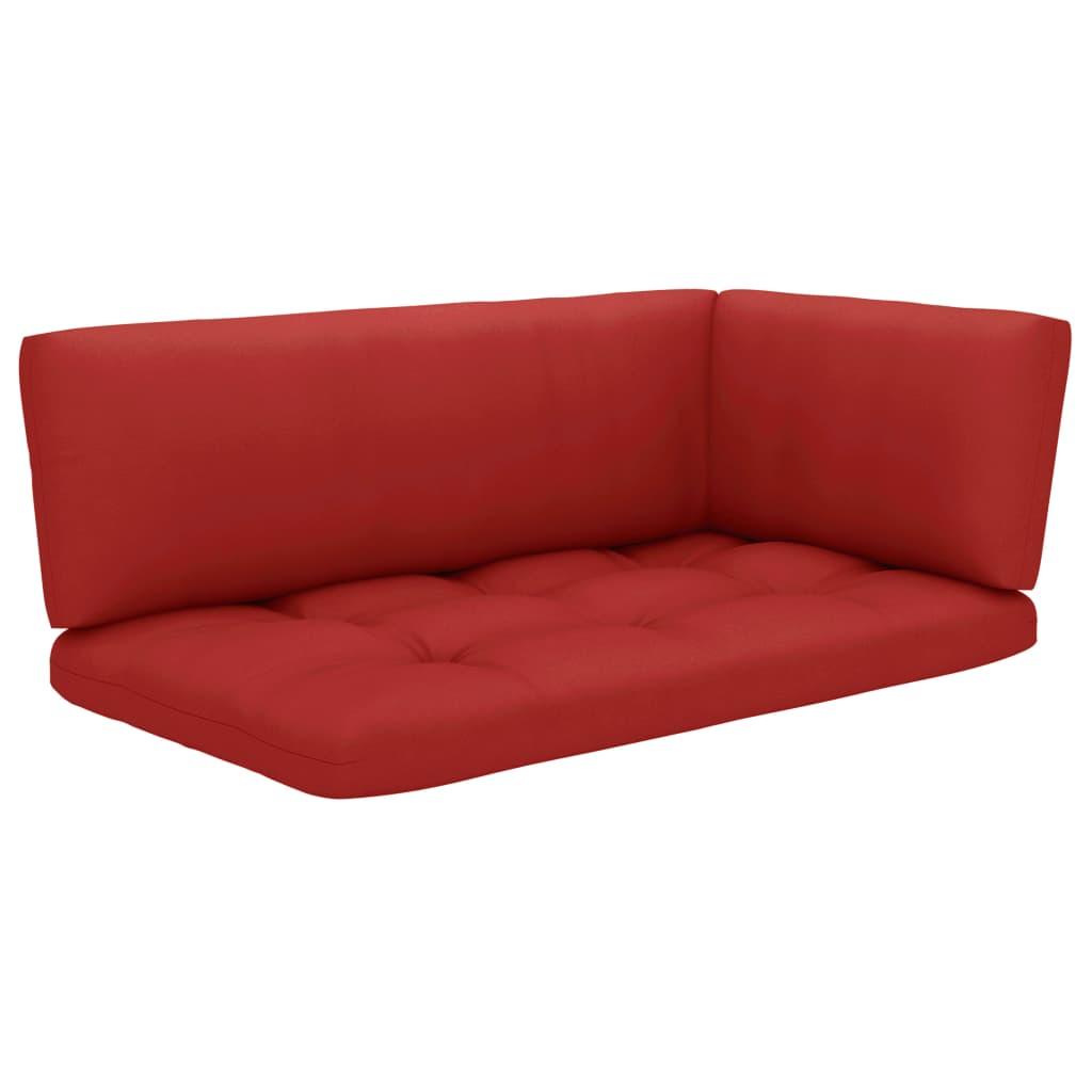 Pallet Sofa Cushions 3 pcs Red at Set Shop and Smile