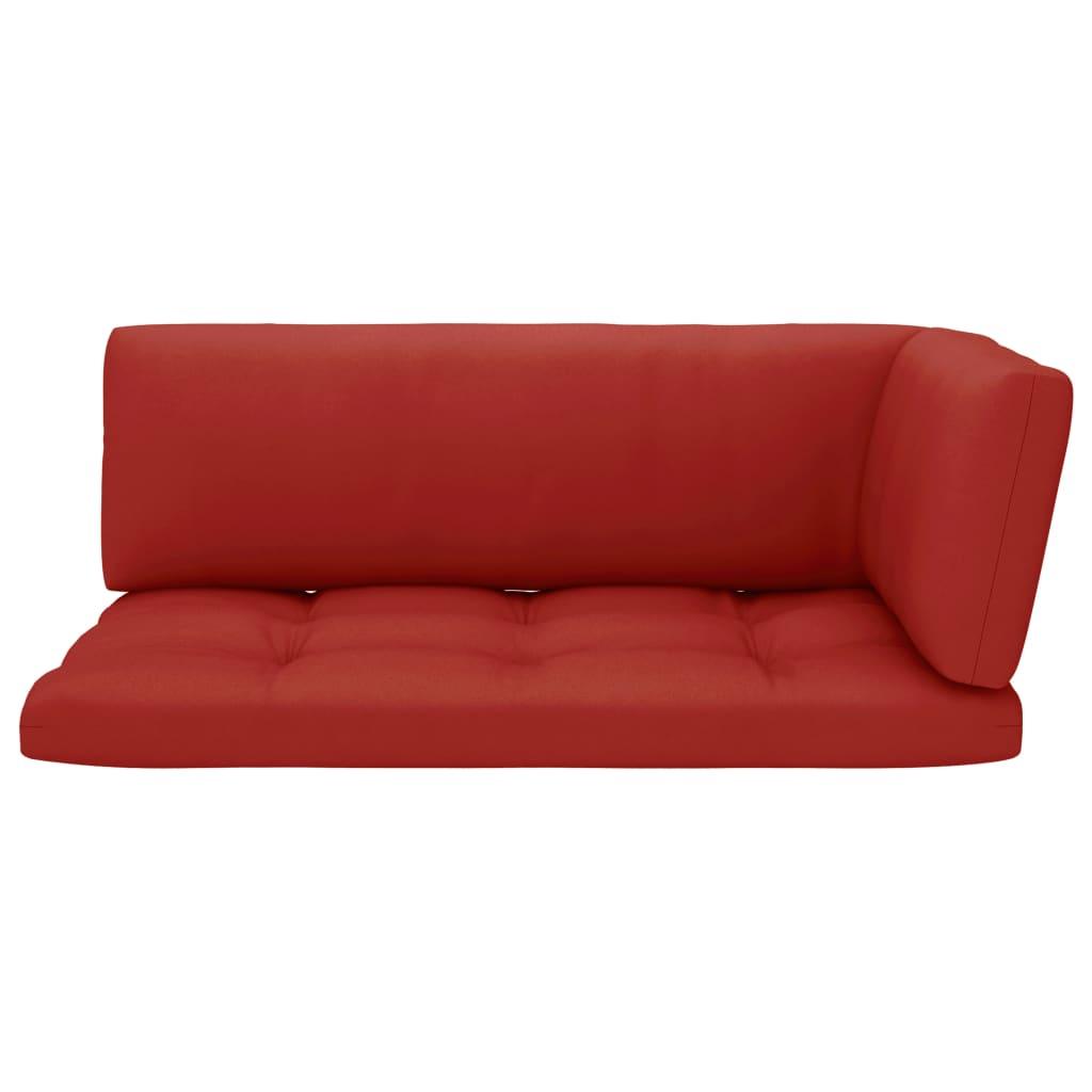 Pallet Sofa Cushions 3 pcs Red at Set Shop and Smile