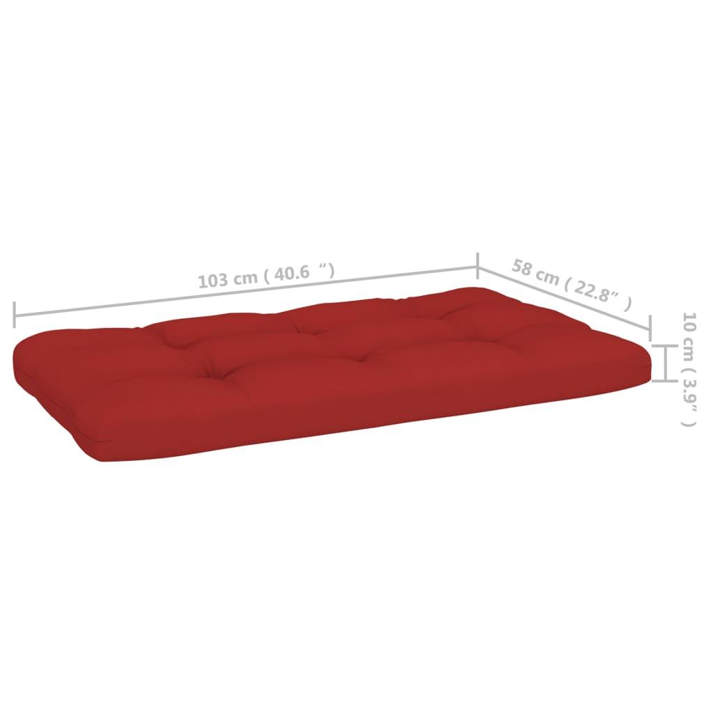 Pallet Sofa Cushions 3 pcs Red at Set Shop and Smile