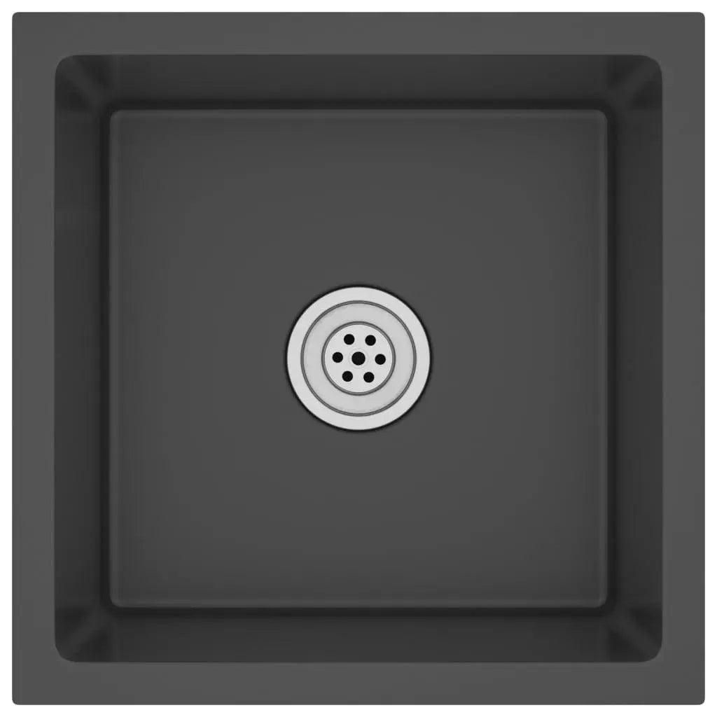 Handmade Kitchen Sink Black Stainless Steel at Set Shop and Smile
