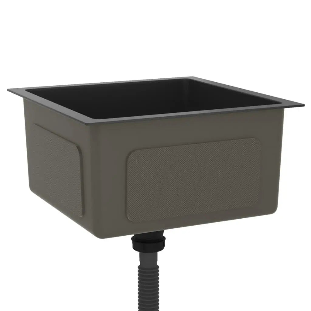 Handmade Kitchen Sink Black Stainless Steel at Set Shop and Smile