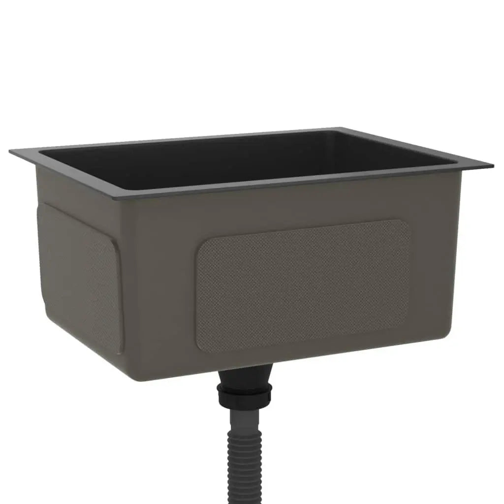 Handmade Kitchen Sink Black Stainless Steel at Set Shop and Smile