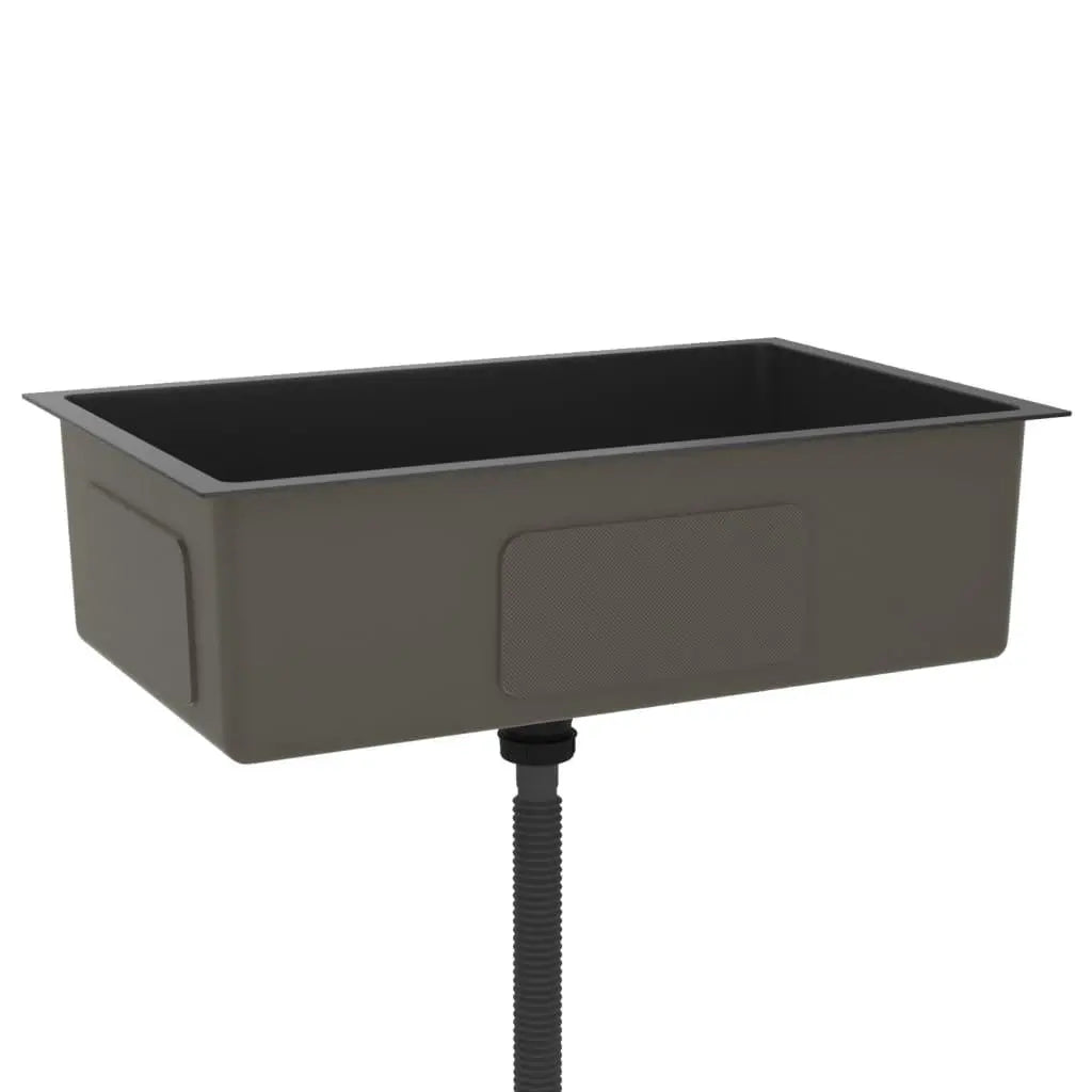 Handmade Kitchen Sink Black Stainless Steel at Set Shop and Smile