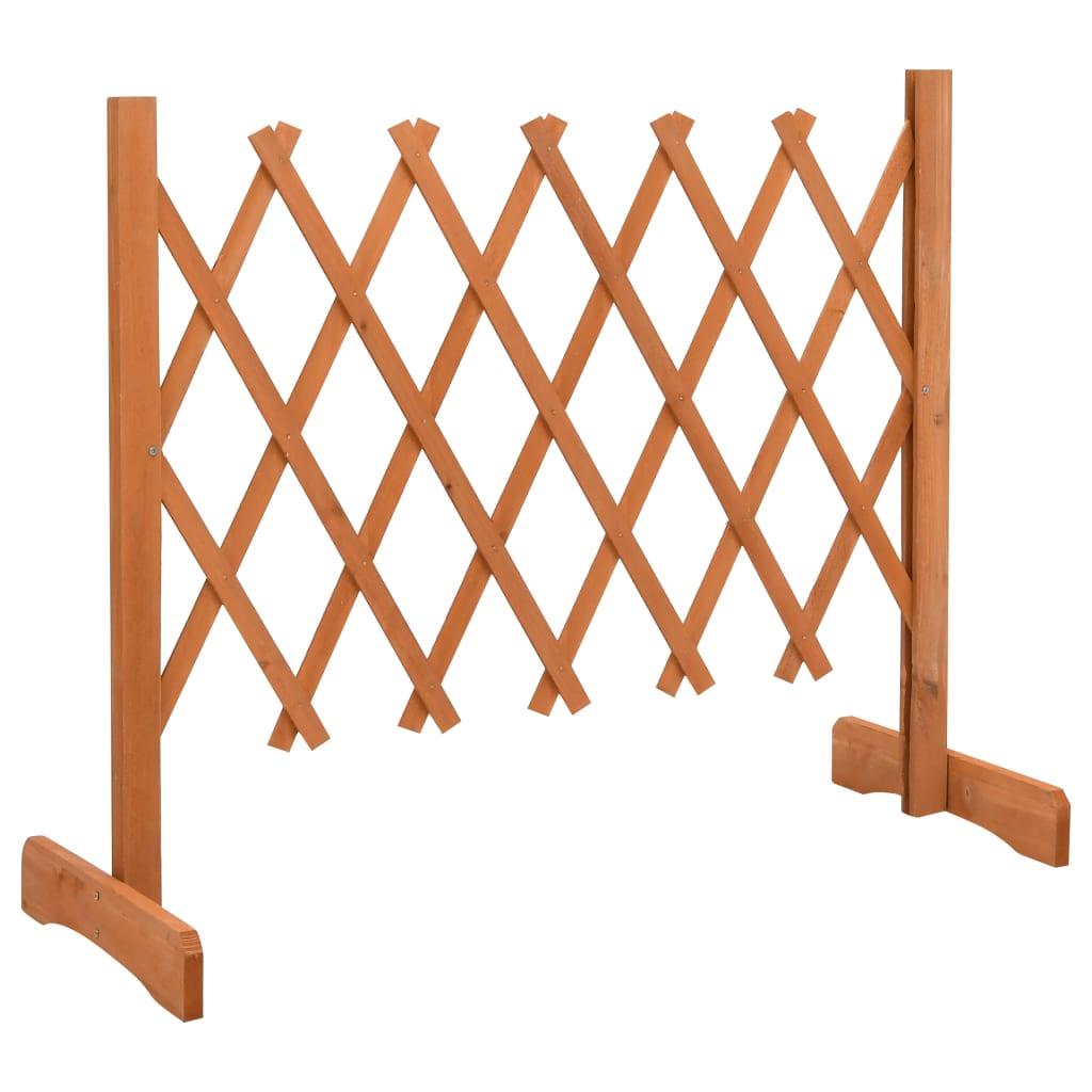 Garden Trellis Fence Orange 47.2"x23.6" Solid Firwood at Set Shop and Smile