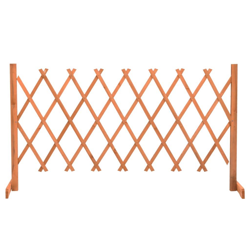 Garden Trellis Fence Orange 59.1"x31.5" Solid Firwood at Set Shop and Smile
