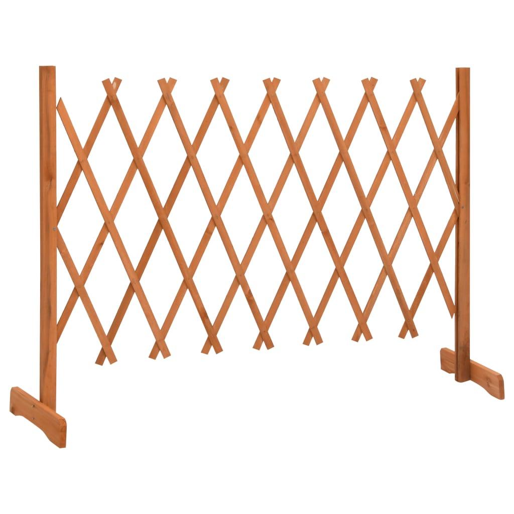 Garden Trellis Fence Orange 59.1"x31.5" Solid Firwood at Set Shop and Smile