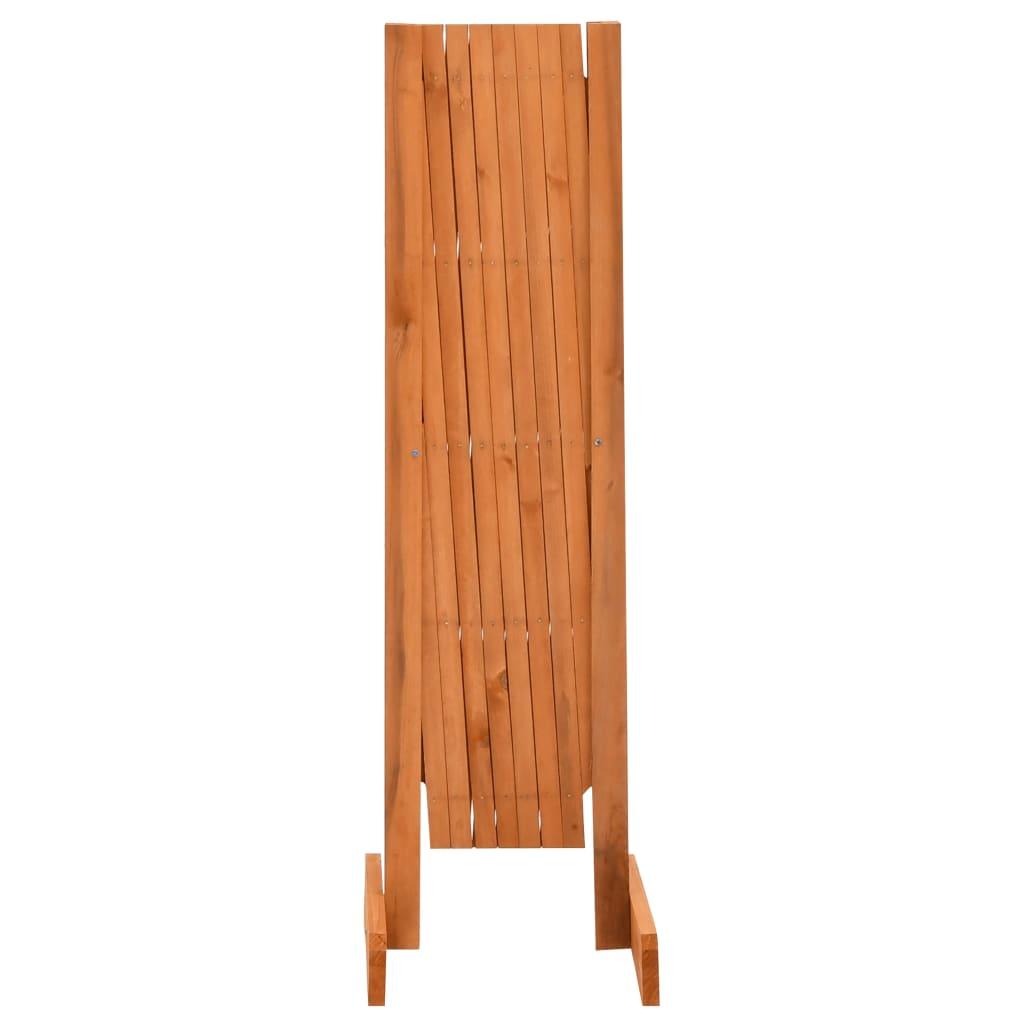 Garden Trellis Fence Orange 59.1"x31.5" Solid Firwood at Set Shop and Smile