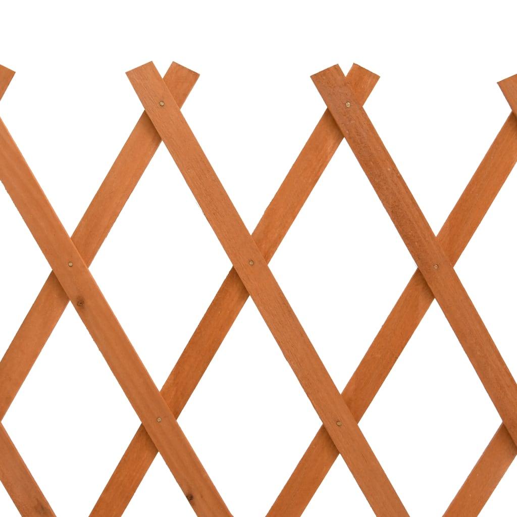 Garden Trellis Fence Orange 59.1"x31.5" Solid Firwood at Set Shop and Smile