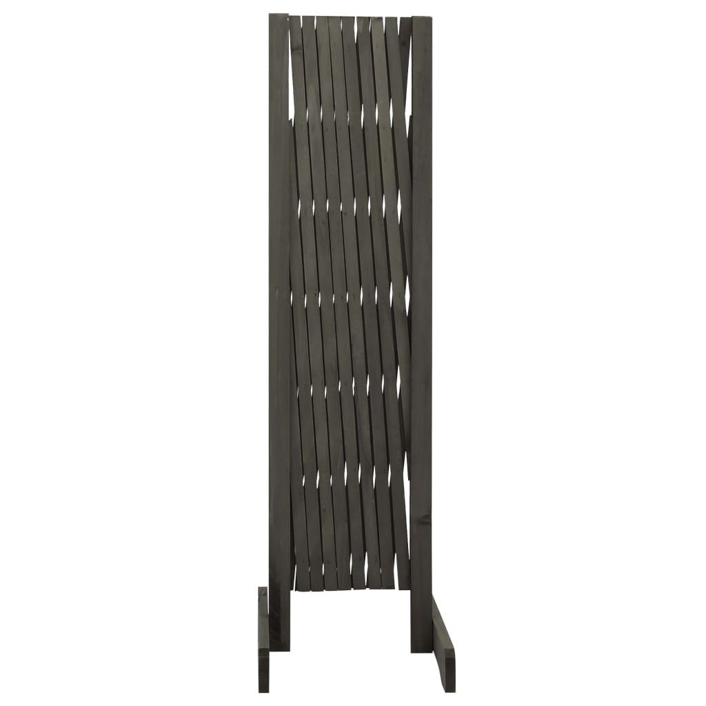 Garden Trellis Fence Gray 70.9"x39.4" Solid Firwood at Set Shop and Smile