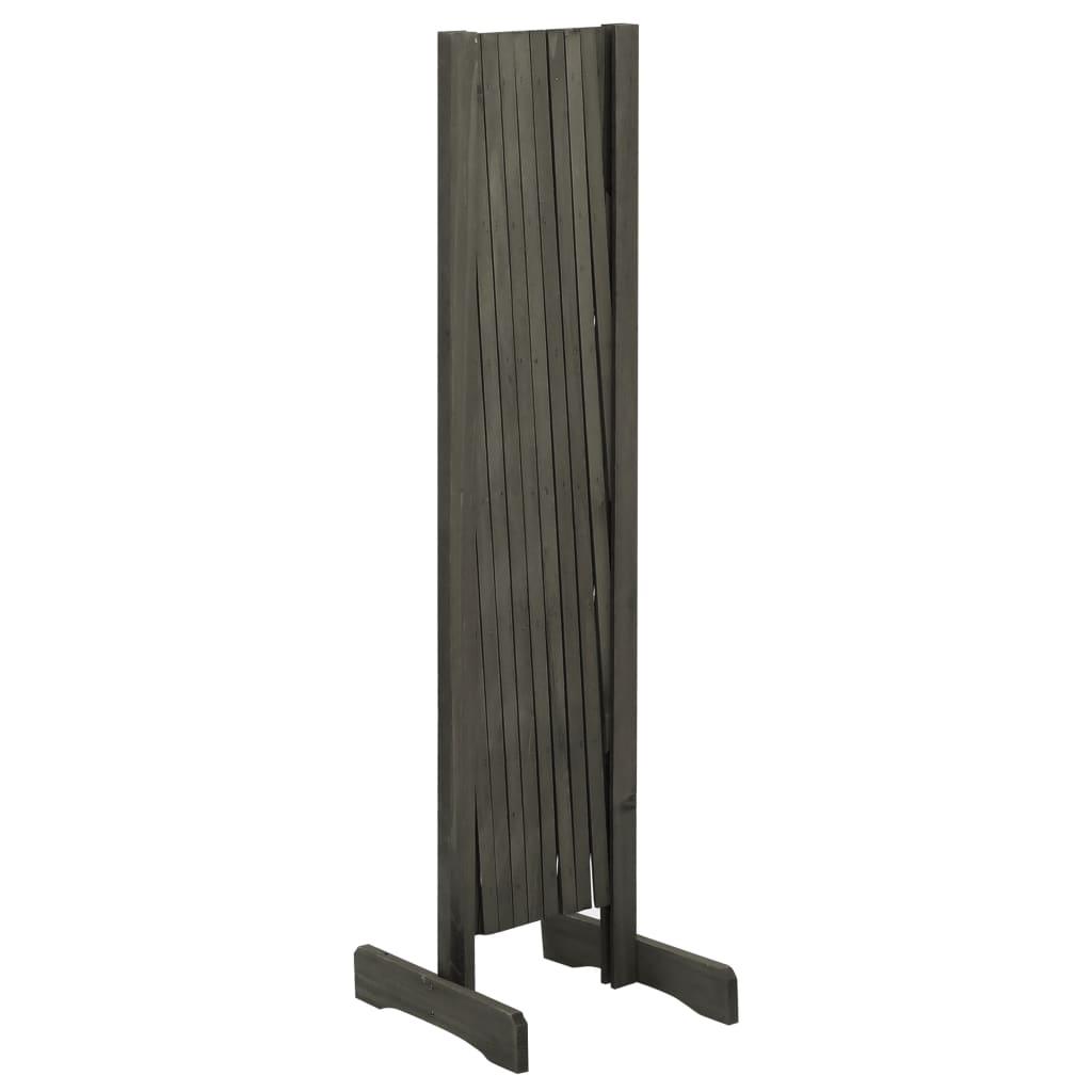 Garden Trellis Fence Gray 70.9"x39.4" Solid Firwood at Set Shop and Smile