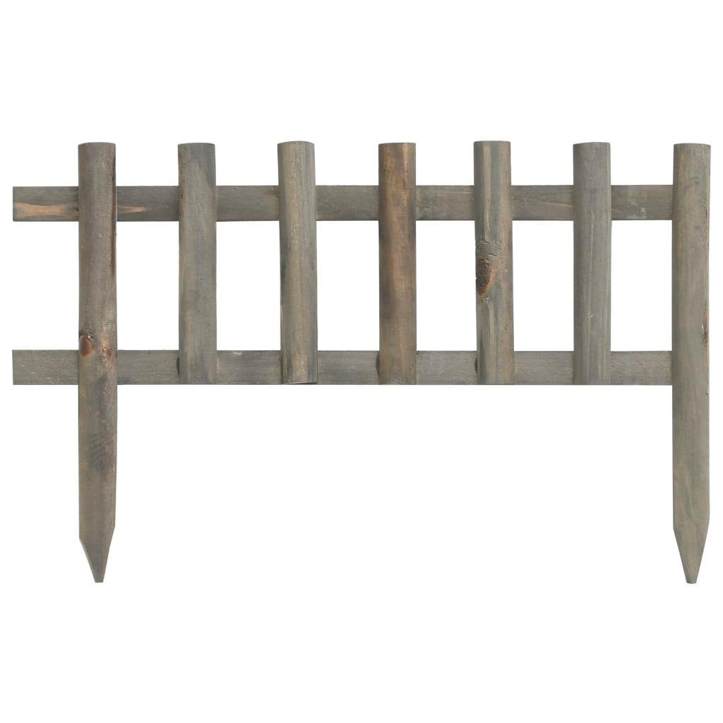 Lawn Edgings 10 pcs Firwood 14.4' at Set Shop and Smile