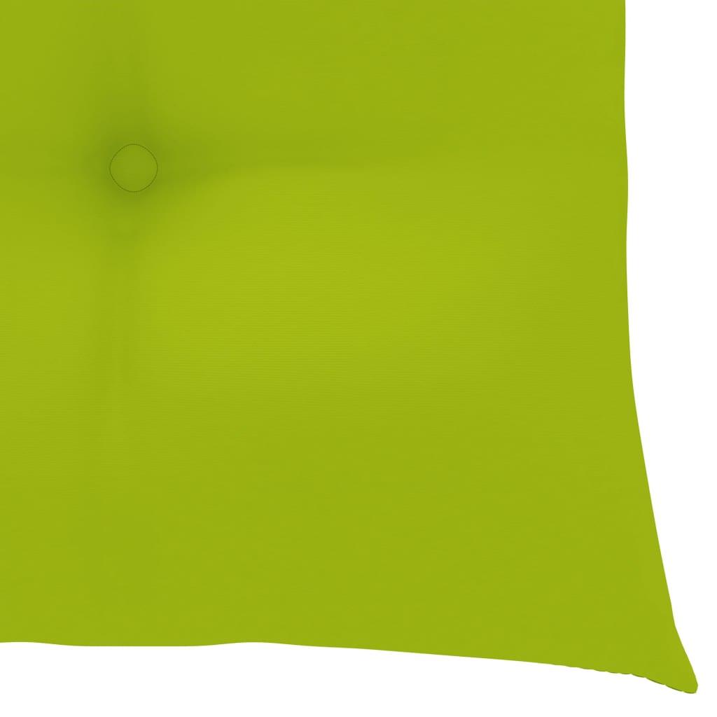 Chair Cushions 6 pcs Bright Green 15.7"x15.7"x2.8" Fabric at Set Shop and Smile