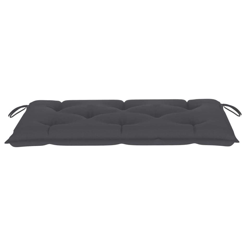 Garden Bench Cushion Anthracite 39.4"x19.7"x2.8" Fabric at Set Shop and Smile