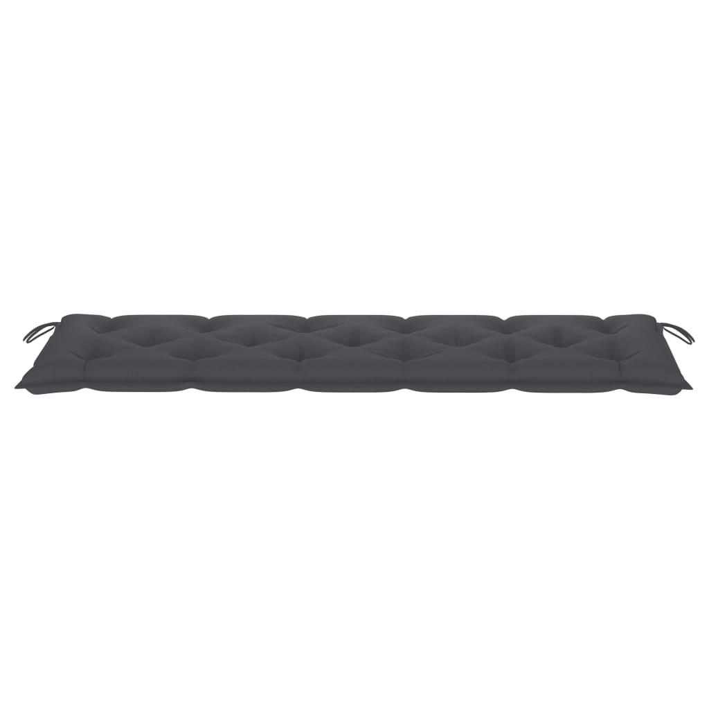Garden Bench Cushion Anthracite 70.9"x19.7"x2.8" Fabric at Set Shop and Smile