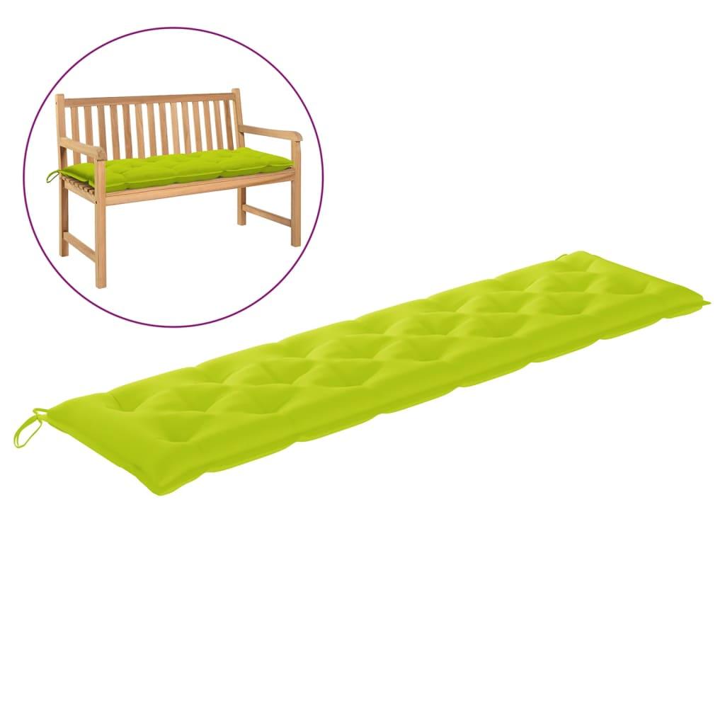 Garden Bench Cushion Bright Green 78.7"x19.7"x 2.8" Fabric at Set Shop and Smile