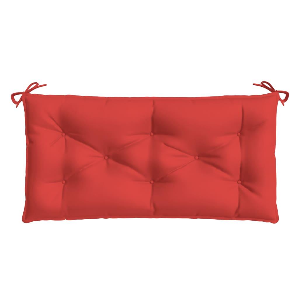 Garden Bench Cushions 2pcs Red 39.4"x19.7"x2.8" Oxford Fabric at Set Shop and Smile
