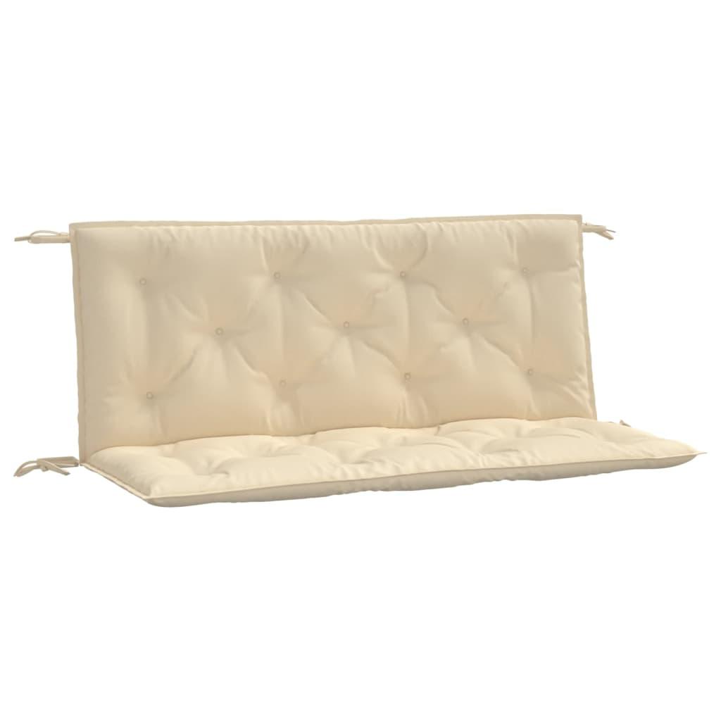 Garden Bench Cushions 2pcs Beige 47.2"x19.7"x2.8" Oxford Fabric at Set Shop and Smile