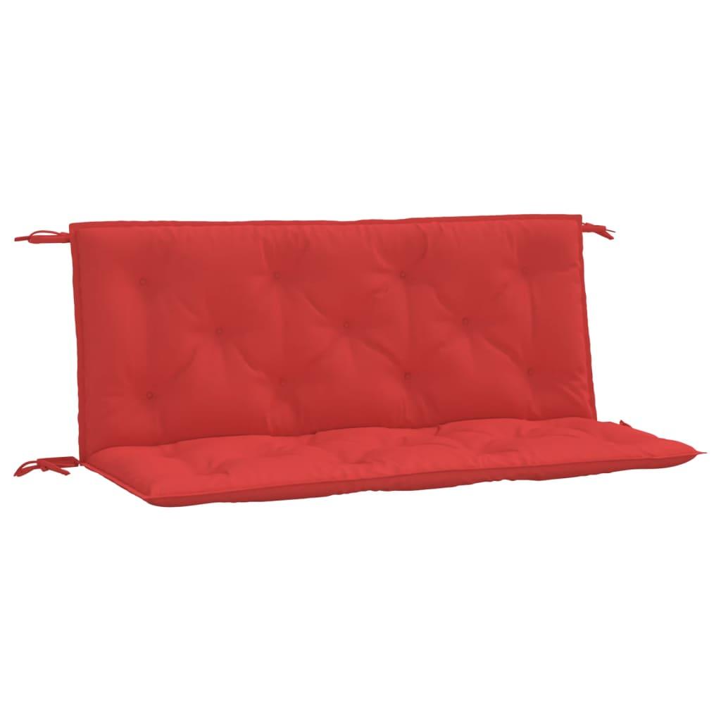 Garden Bench Cushions 2pcs Red 47.2"x19.7"x2.8" Oxford Fabric at Set Shop and Smile
